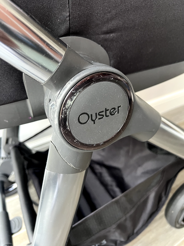 Babystyle Oyster 3 Pram - Gun Metal Chassis/Lavender lilac purple - Picture 5 of 20
