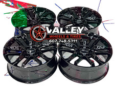 22 2026 Black Gmc Chevy Rims Wheel At4 Ultimate Tripple Black 6x139mm Wheel