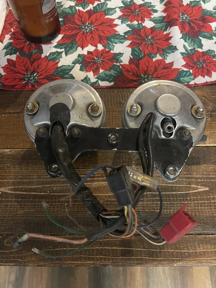 HONDA CB750A HONDAMATIC SPEEDO TACH GAUGE SPEEDOMETER - Image 4 of 4