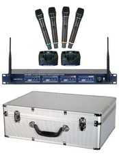 Vocopro UHF58059 Rec 4 Ch Wireless Mic System