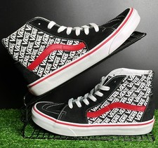 VANS OFF THE WALL - SK8-HI - UK5.5/EU38.5 - 751505 - BLACK / WHITE / RED