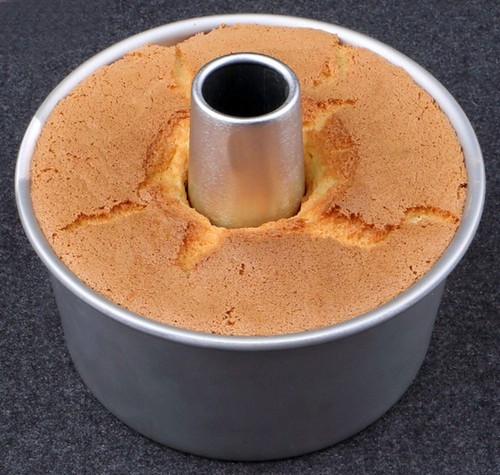 Angel Food Cake Pan, 8 inch Round Chiffon Cake Mold Aluminum Tube Pan Baking ... - Picture 5 of 7