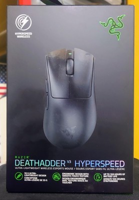 Razer Deathadder V3 Hyperspeed Ultra-Light Weight Wirelss Esports Mouse Black