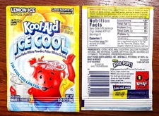 LEMON ICE Kool-Aid Ice Cool ORIGINAL Early 2000s Discontinued OOP Exc Condition