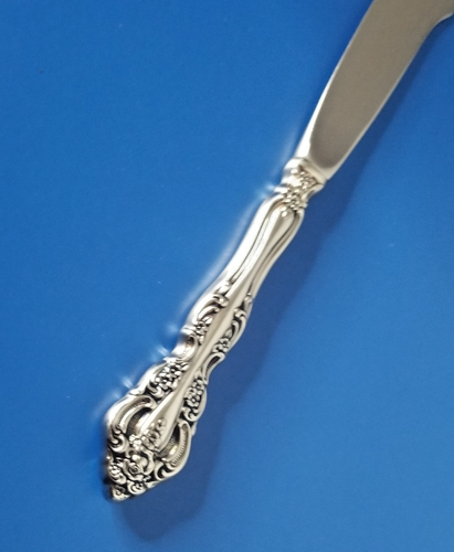 Oneida Michelangelo Cube Stainless Butter Spreader 6½" Glossy Flatware - Picture 6 of 7