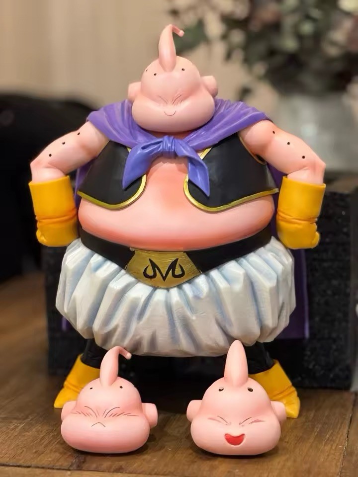 Figura Dragon Ball Z Buu Boo Son Goku Anime Coleccionista 20cm