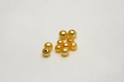 Akoya Pearl Looses Both Holes 2.0-3.0mm 10pcs Gold Color