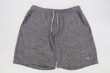 Vuori Ponto Performance Shorts Mens Medium 7in Inseam Elastic Heather Gray