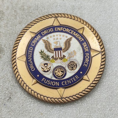 Organized Crime Drug Enforcement Task Force Fusion Center Challenge Coin