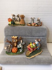 Fitz and Floyd Charming Tails Lot Of 4  Figurines - READ Description