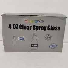 10 Pack 120 Ml 4Oz Amber Glass Spray Bottles with Fine Mist Sprayer