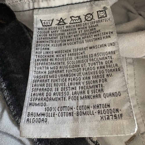 Pantalones de mezclilla vintage para hombre Levi's 615 con lengüeta naranja W32 L32 grises hechos en Reino Unido ajuste cónico - Imagen 14 de 15