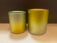 Titanium Stacking Mug Snow Peak Land Base Nagoya Limited Edition 300ml and 450ml