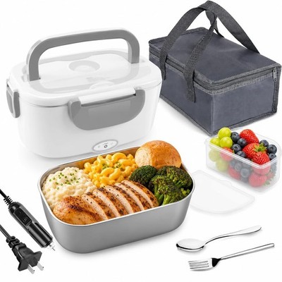 Termo Eléctrico Para Calentar Comida Caliente De 50 Oz Acero Inoxidable Hombre
