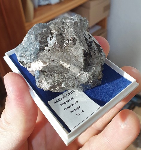 Arsénopyrite, wolframite, Mine de Panasqueira, Covilha, Castelo Branco, Portugal