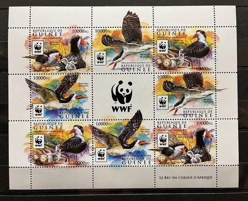 WWF / Birds / Fauna - stamps Guinea MNH** AM1