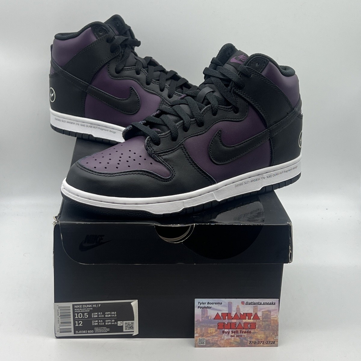 Size 10.5 - Nike Fragment Design x Dunk High Beijing Brand Size 10.5 - Nike Fragment Design x Dunk High Beijing Brand