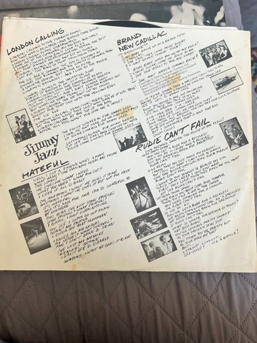 THE CLASH London Calling 2xLP CBS Records 1979 Preowned - Picture 5 of 9