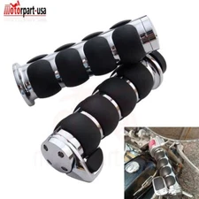 Motorcycle 1'' Hand Grips For Harley Touring Road King Street Glide Dyna Softail