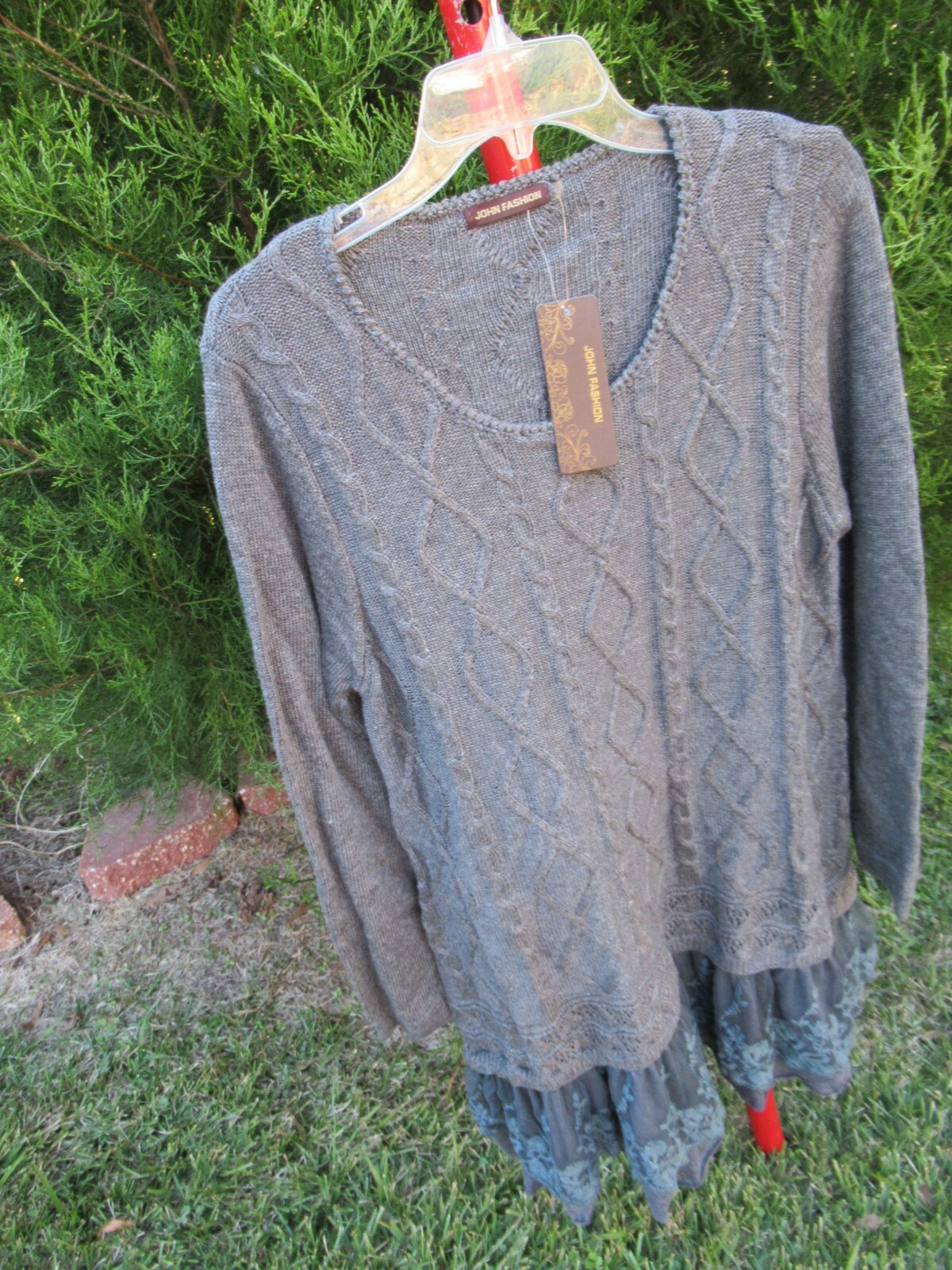 Gray Knit Sweater | eBay