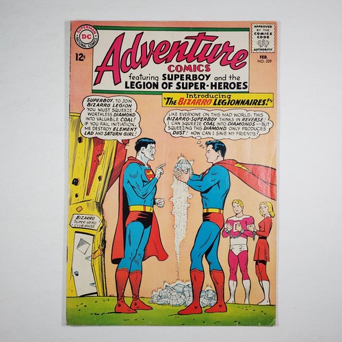 DC Comics Abenteuer Comics #329 sehr guter Zustand/sehr guter Zustand Schlüsselausgabe 1. Auftritt Bizarro Legionäre - Bild 1 von 9