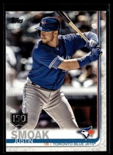 2019 TOPPS 150 YEARS STAMP 680 Justin Smoak - Toronto Blue Jays