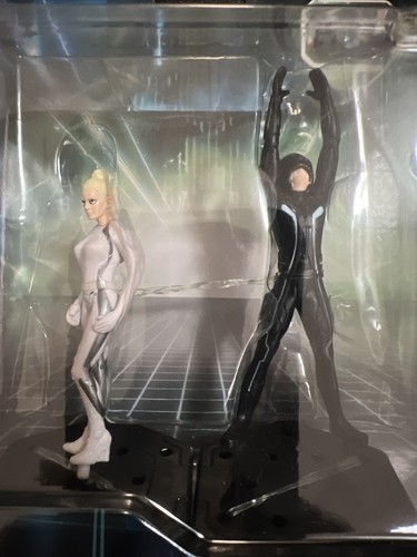 Disney Spin Master Target Tron Legacy Sam Flynn & Siren avec bases de connexion - Photo 2/3