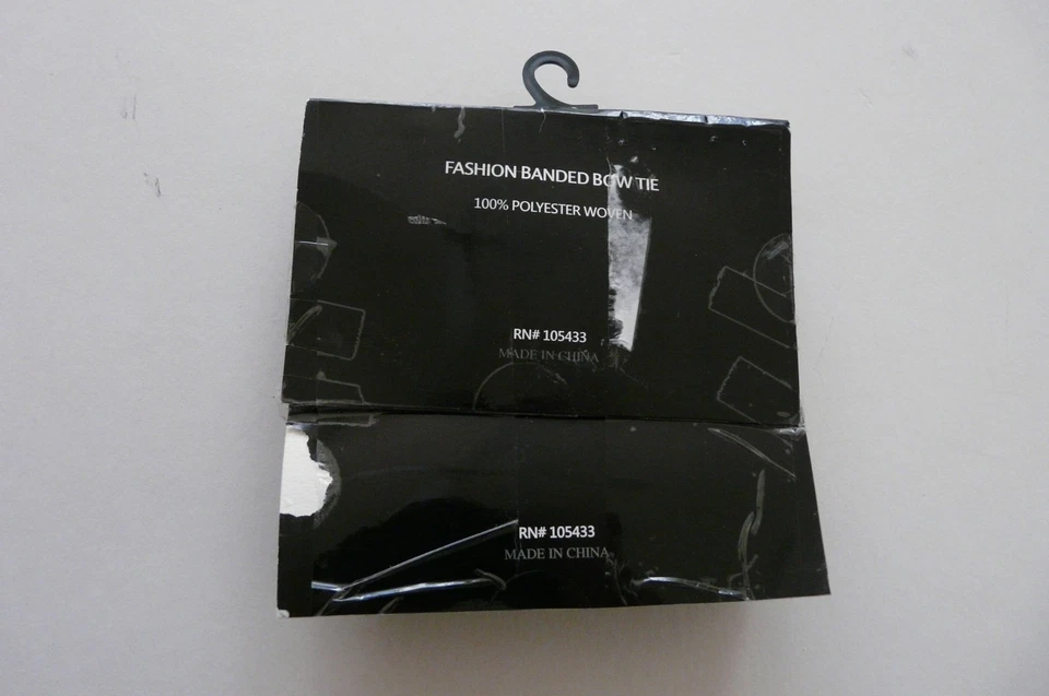 UMO LORENZO МОДЫ ПОЛОСАТЫЙ НАБОР ИЗ ДВУХ ГАЛСТУКОВ-БАБОЧЕК НОВЫЙ - Изображение 2 из 2