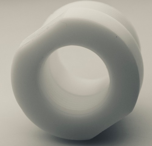 F-RB1208 MICROMOLD PRODUCTS INC. | PTFE SCHEDULE 80 BUSHING RYAN HERCO 1-1/2"X1" - Picture 2 of 6