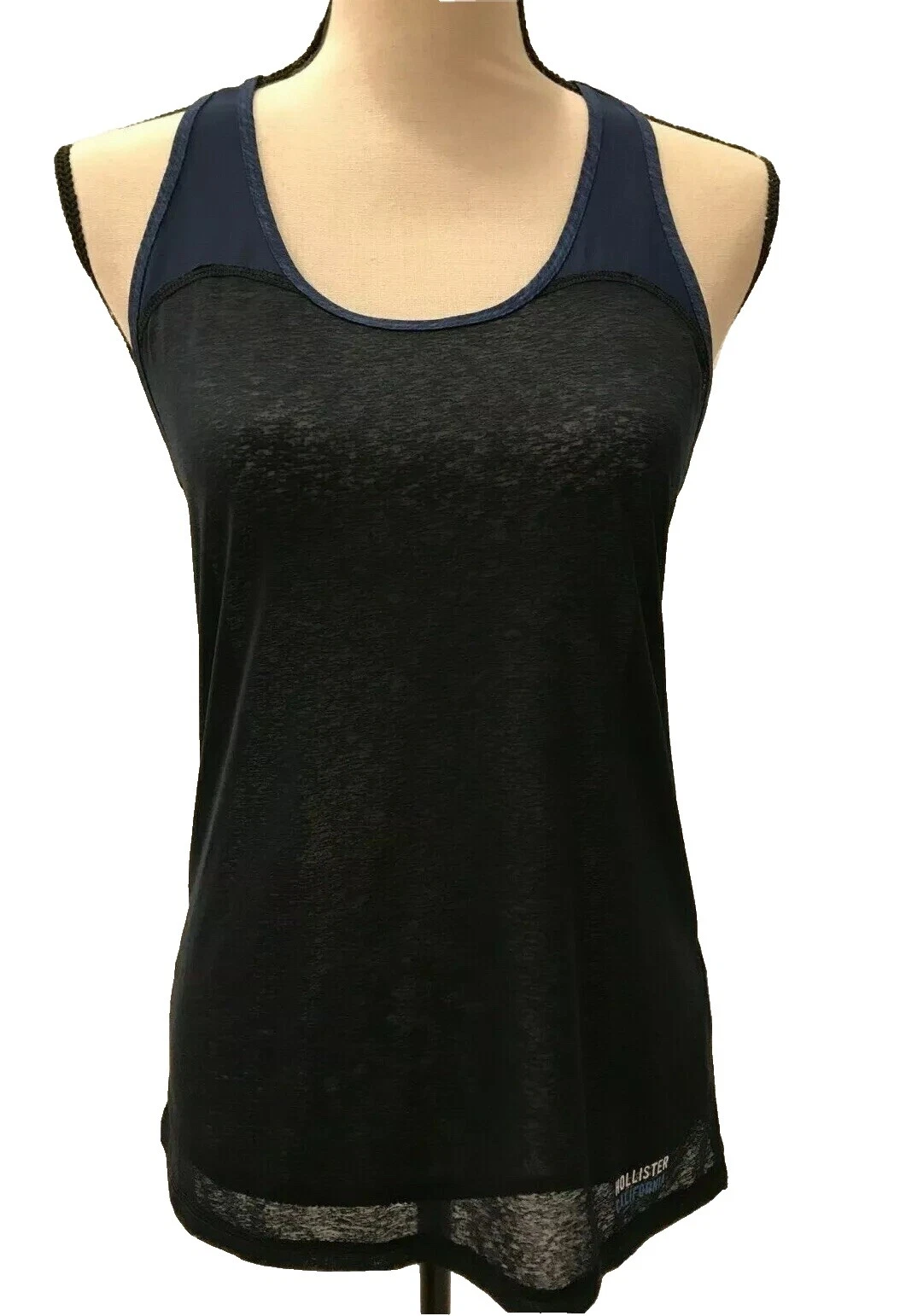 Camisetas Hollister Negro Activewear para De mujer