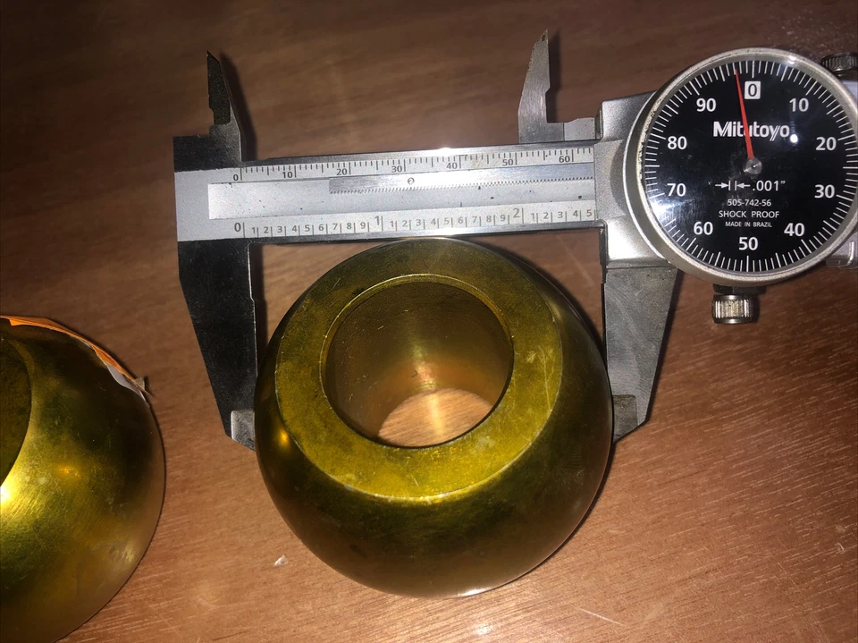 (2) Oliver White Tractor 3-point Hitch Balls Cat III Hitch Cat II Implement New - Image 3 of 4