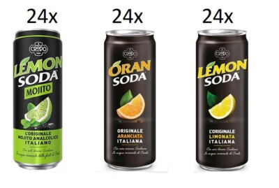 72x Dosen Lemonsoda Oransoda Mojitosoda 330 ml Campari Group italienisch trinken