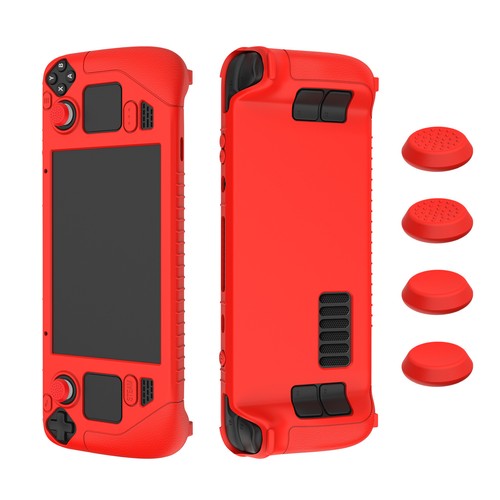 For Steam Deck, Shockproof Silicone Soft Rubber TPU Cover Case - Foto 9 di 15