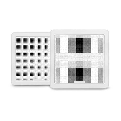 Fusion FM-F65RW 6" White Square Flush Mount Speakers 010-02299-10 - Picture 2 of 8