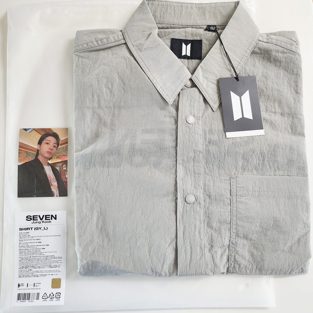 BTS Jung Kook 'SEVEN' Official MD Merch Shirt + Tracking