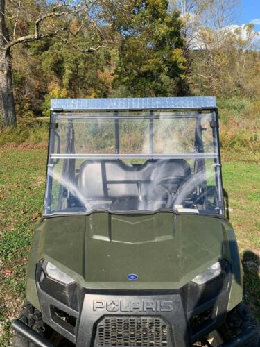2010-14 Polaris Ranger 400,500,570 Clear Folding Windshield..A Full 1/4" THICK