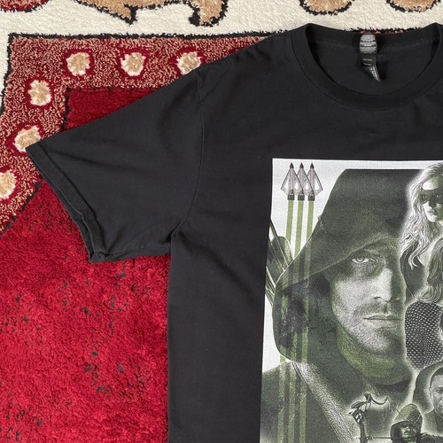 Vintage DC Comics The Green Arrow The CW TV Show T Shirt Size M Black - 第 4/13 張圖片