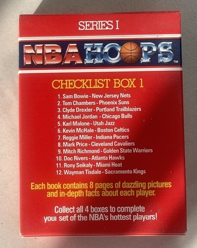 1990-91 NBA HOOPS COLLECT-A-BOOKS 1-4 Basketball (Series 1) JORDAN IMPORT OVP!! - Picture 8 of 14