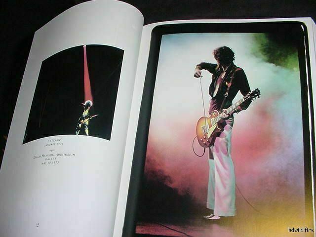 THE PHOTOGRAPHER'S LED ZEPPELIN BOOK ROSS HALFIN Jimmy Page signed photo art NM THE PHOTOGRAPHER'S LED ZEPPELIN BOOK ROSS HALFIN Jimmy Page signed photo art NM
