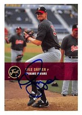 Kyle Snyder autographed Baseball Card (Kansas City Royals) 2000 Just Minors #192