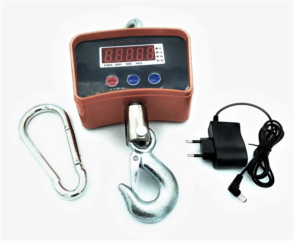 GENERICO Bilancia Professionale Digitale Industriale Con Gancio Dinamometro Fino A 1000 K