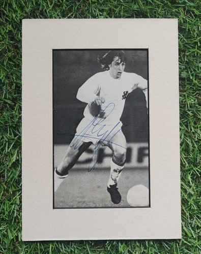 JOHAN CRUYFF HOLLAND AJAX BARCELONA 7"x5 MONTAJE HERMOSO CERTIFICADO DE AUTENTICIDAD ORIGINAL FIRMA - Imagen 11 de 14