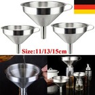 15cm METALL Stainles Stahl Trichter mit Griff  Füllung Metall Trichter'.