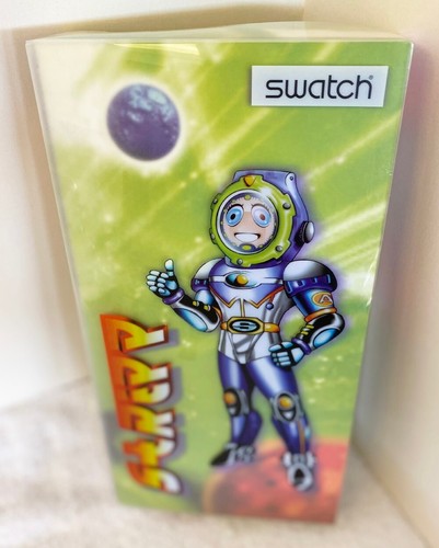 Swatch Scuba 200 Series Watch Spaceguy Stripp SDN120 Vintage 1996 New Open Box - Picture 11 of 14
