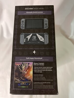 Nintendo Switch Monster Hunter Rise Deluxe Edition Console for