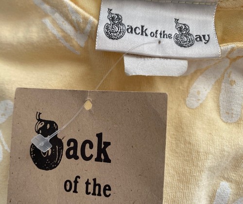 Boutique Back Of The Bay Maxi Yellow 100% Yellow Cotton Dress Size M | NEW - Picture 5 of 10
