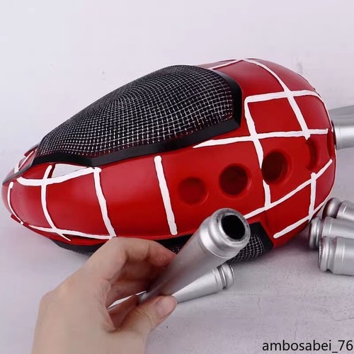 Punk Spider Man Mask Headgear Prom Party Halloween Show Costume Tiktok Live Prop - Picture 12 of 16