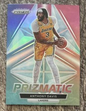 2022-23 Panini Prizm Basketball Anthony Davis Prizmatic Silver Parallel #17