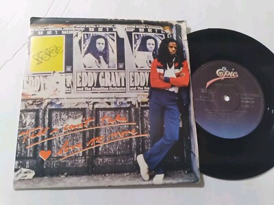 EDDY GRANT Till I Can't Take Love No More - 7'' 33rpm BRAZIL Import PS VG+VINYL