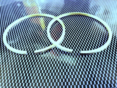 2 SEGMENTE 64,8x2mm ''PERFECT CIRCLE'' GERADER SCHNITT OLDTIMER / MOTORRÄDER ''NOS''